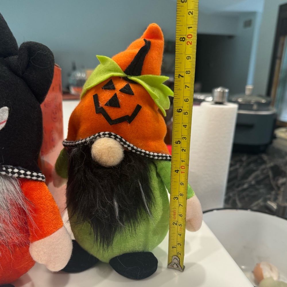NWT set of 3 Plush Halloween Gnomes In Box - Picture 4 of 10